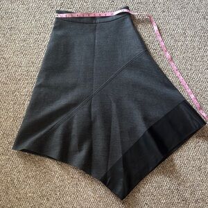 Boss wool and faux leather Women's Skirt
